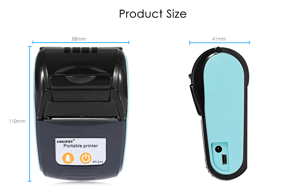 58mm mini Thermal Portable android tablet mobile printer
