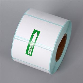 Bright Silver PP White Glassine Adhesive Label