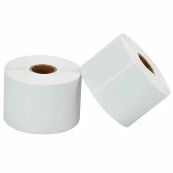 Bright White PET Glassine Adhesive Label