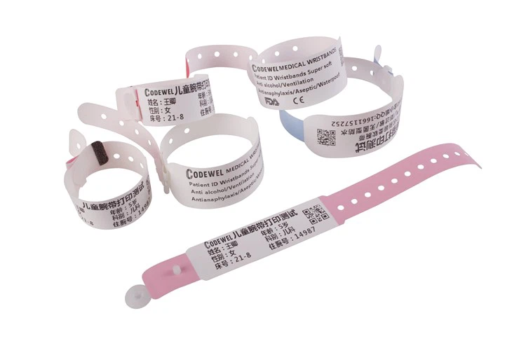 Custom Waterproof Direct Thermal Printing Kids Paper Wristband Hospital Wristbands Medical Id Bracelet Patient Admission Band suppliers