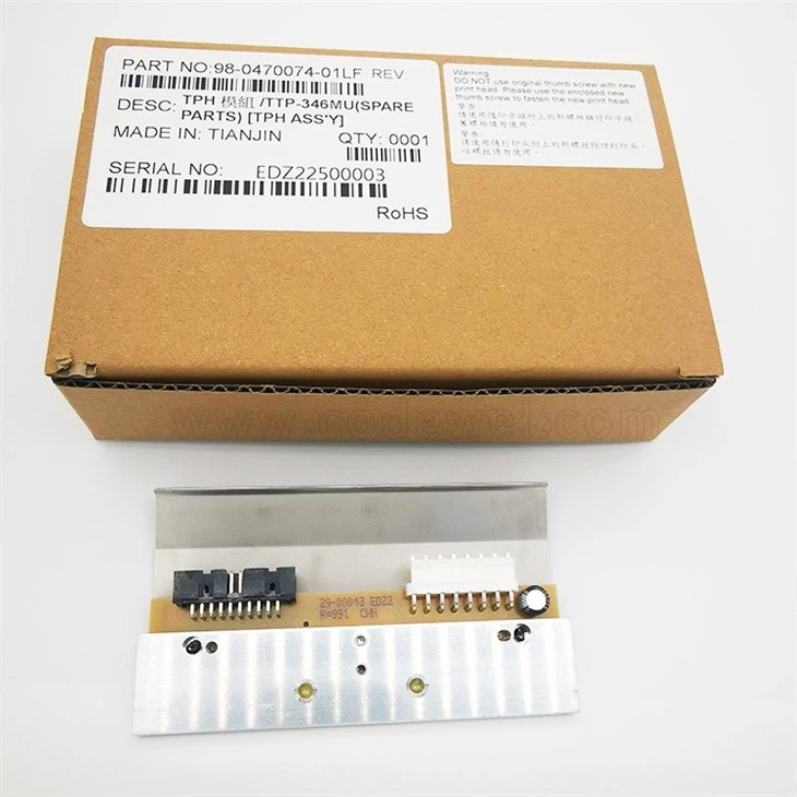 Original TSC 346MU 98047007401LF Printhead