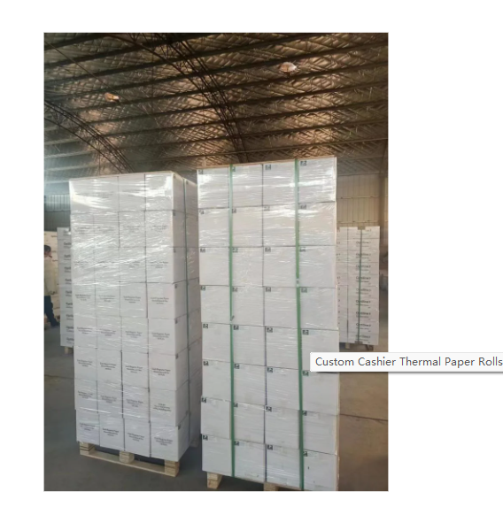 Custom Cashier Thermal Paper Rolls Receipt Paper For POS ATM