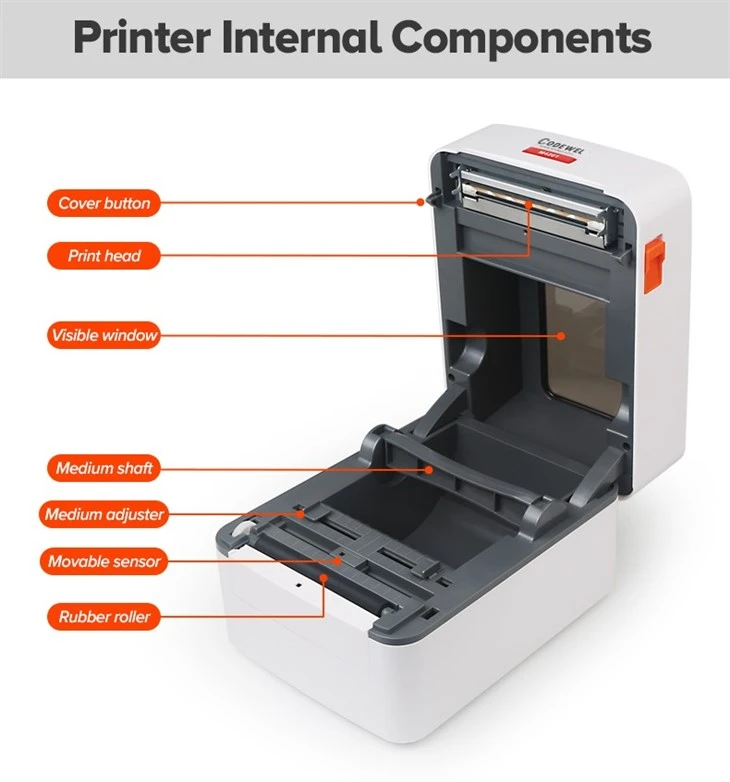 Codewel Thermal Printer CD521 203dpi