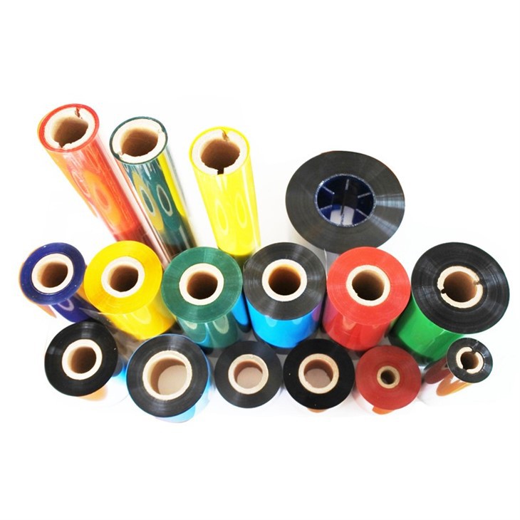 Golden Silver Color R/B/G/W TTO Near Edge Wax/Resin CW20 Ribbon For Continuous Thermal Transfer Overprinter