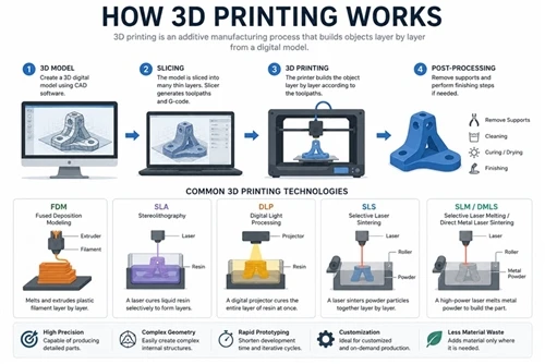 3D Printing Technology Explained: How Does 3D Printing Work?
