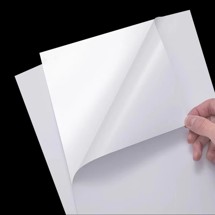 Matt White Paper Matt PP Paper Hot Glue Economic Label Adhesive Jumbo Roll High Quality Low Price