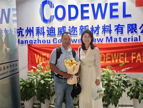 Vietnamese Customer Visits Codewel For Printhead, Ribbon And Label Cooperation