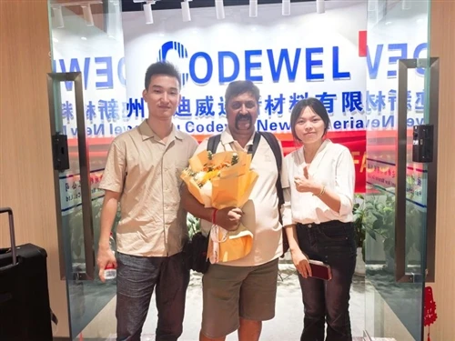Codewel Welcomes Indian Customer To Strengthen Printhead Cooperation