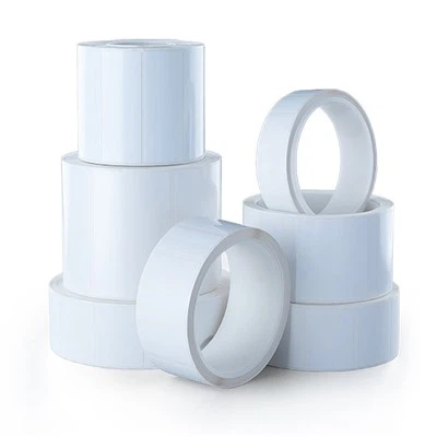 CP46 Bright White PP Glossy Barcode Label