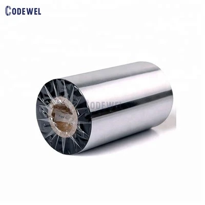 CW639- Black Premium Wax Resin Ribbon Thermal Transfer Ribbon Scratch Resistant Jumbo TTR
