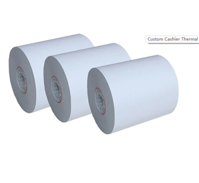 Custom Cashier Thermal Paper Rolls Receipt Paper For POS ATM