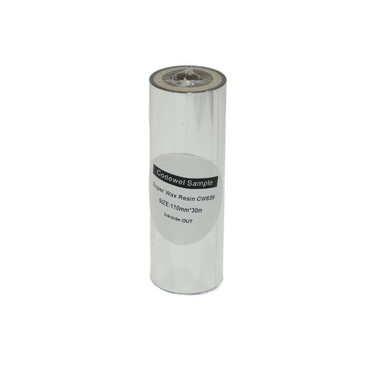 Super Wax Resin Ribbon CW639 Similar TDW136 Thermal Transfer Ribbon 110mm*300m